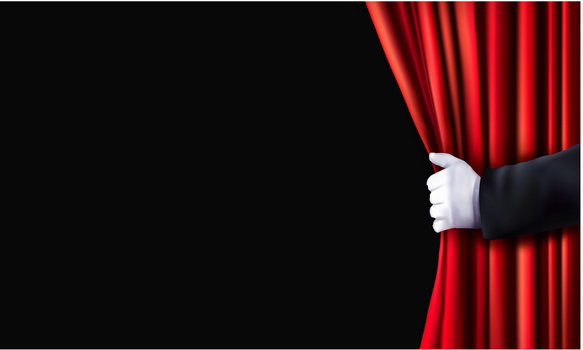 司仪幕布黑色背景