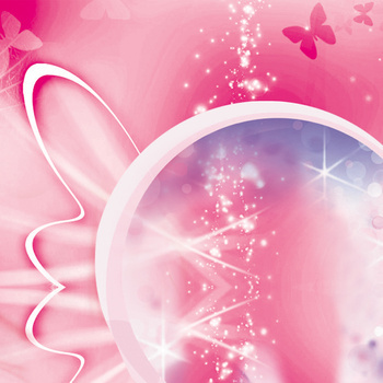 粉色浪漫护肤品背景图