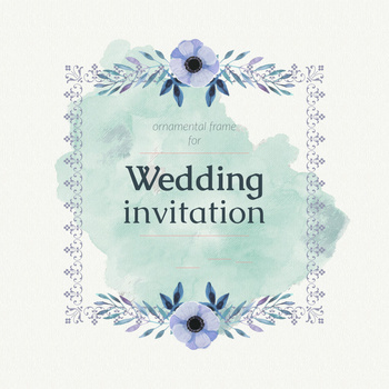 水彩花背景图片大全 水彩花背景素材下载 熊猫办公