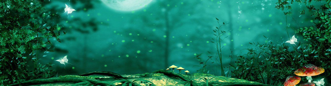 梦幻唯美仙境背景