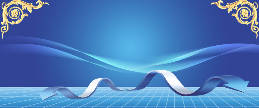 蓝色科技光晕背景banner背景图片素材免费下载_熊猫办公