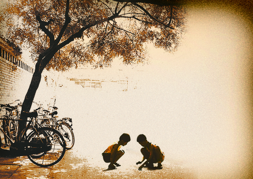 童年回忆文艺背景