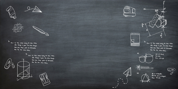 创意黑板读书教育背景