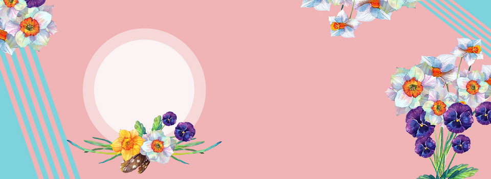 春女装上新粉色淘宝海报背景背景图片素材免费下载_熊猫办公