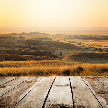秋天草原木板户外产品psd分层主图背景素