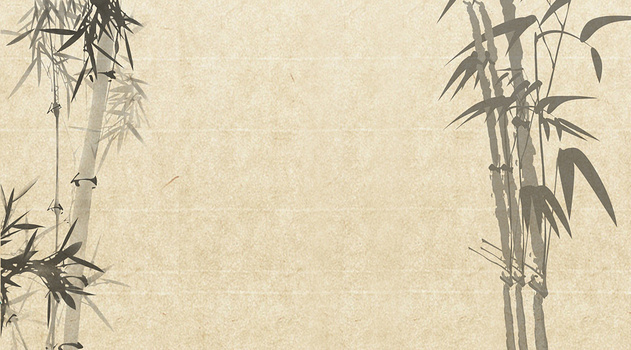 中国风竹子宣纸背景