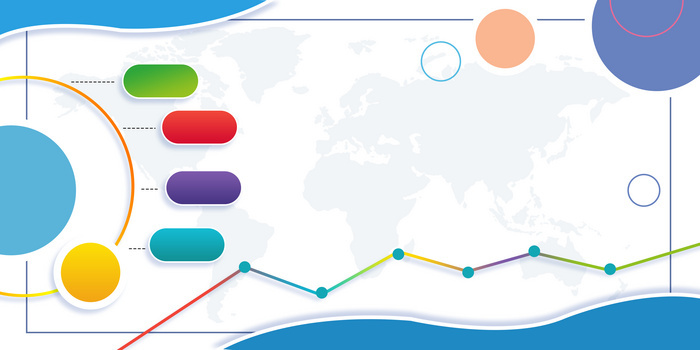 企业文化时间轴简约几何渐变背景