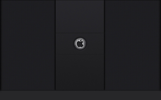 炫黑苹果logo背景