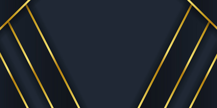 大气商务蓝金色展板背景