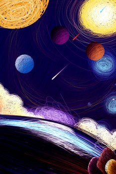 夜空星星背景图片大全 夜空星星背景素材下载 熊猫办公