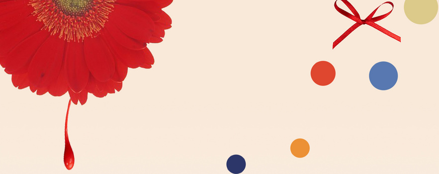 美甲指甲油唯美花瓣背景banner