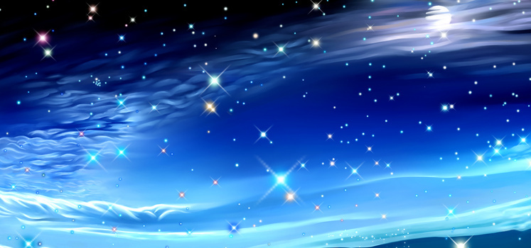 唯美璀璨星空背景
