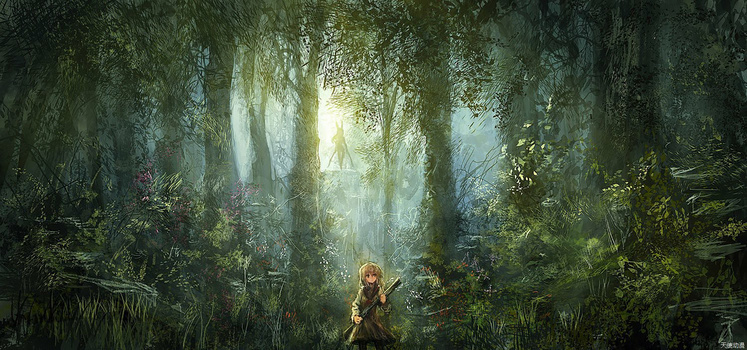 动漫森林背景图片大全_动漫森林背景素材下载_熊猫办公