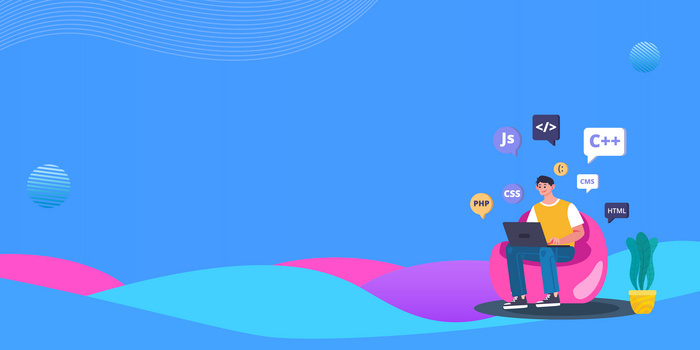 简约大气编程教育背景