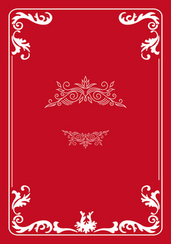 浪漫红色婚礼迎宾牌矢量背景