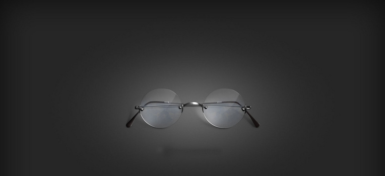 风景灰色眼镜背景