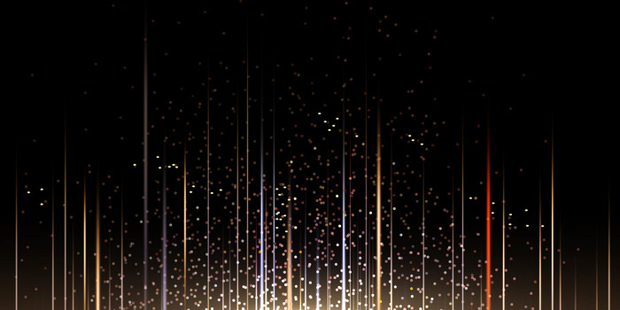 星光黄色水晶发光金色星光多边形