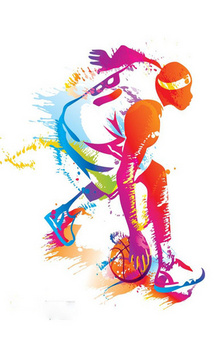 绚彩篮球动动员人物背景jpgpsd像素:2000 x 3200格式: psd运动会背景