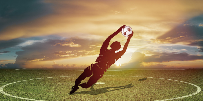 创意质感足球运动背景