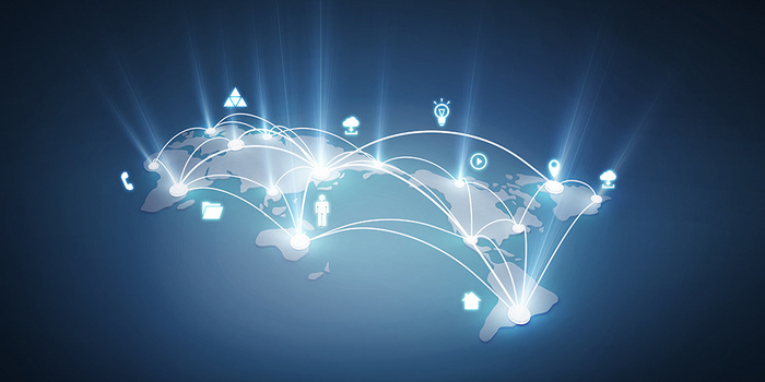 互联网科技区块素材背景