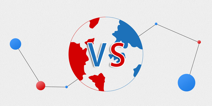 简约vs对抗红蓝竞赛背景