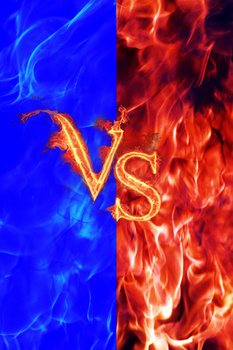 pk对决赛冰火摄影合成图背景jpgpsd像素:4724 x 2362格式: psd红蓝