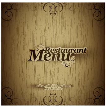 怀旧复古饭店菜单背景素材背景图片素材免费下载_熊猫办公