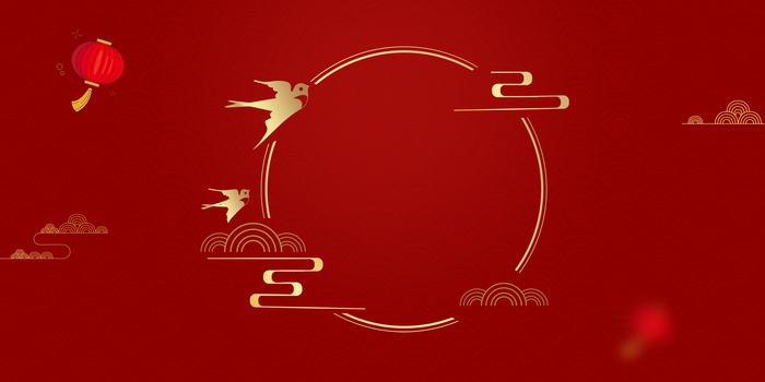 红色喜庆沉稳大气新年简约质感背景