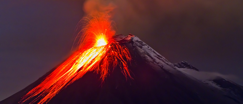 火山背景图片大全 火山背景素材下载 熊猫办公