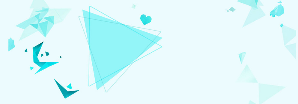 多边形简约创意banner背景