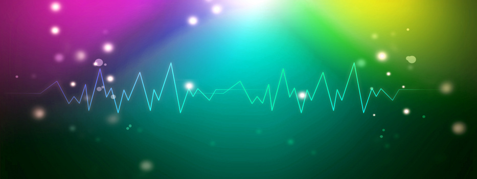 酷炫色彩音乐banner