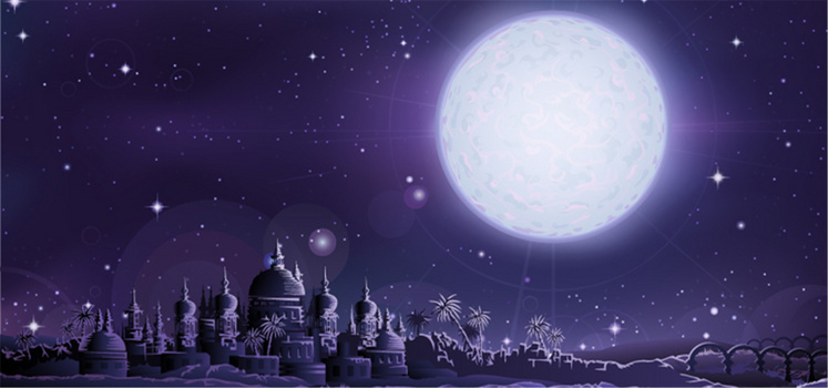 梦幻迪士尼城堡背景