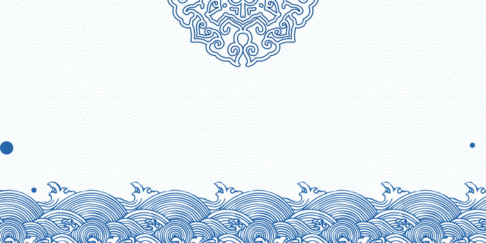 青花瓷配色底纹背景