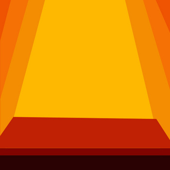 橙色渐变促销推广图