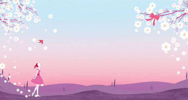 浪漫樱花背景图片大全_浪漫樱花背景素材下载_熊猫办公