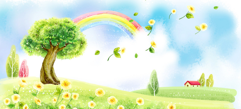 春天景色背景图片大全 春天景色背景素材下载 熊猫办公