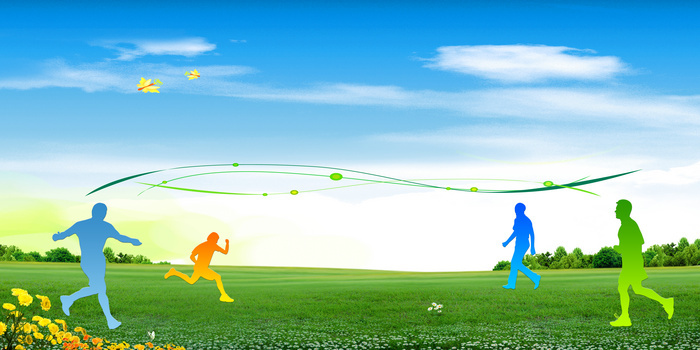 运动会海报背景