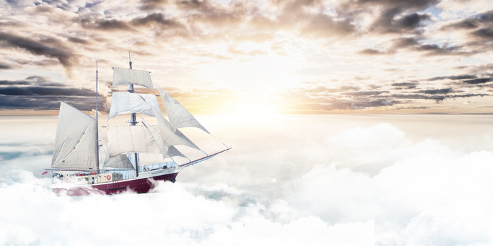 企业文化乘风破浪背景