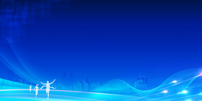 梦幻蓝色深邃世界水日大气商务广告背景