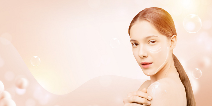 医美整形医疗护肤美容背景