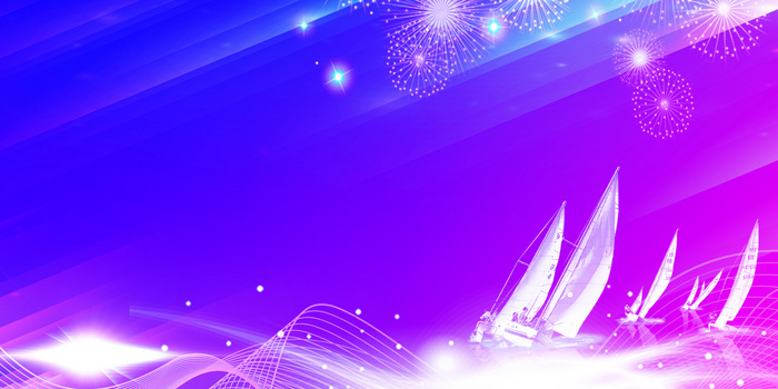 酷炫蓝紫商务科技背景