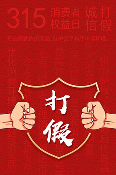 重拳出击315消费者权益日打假背景