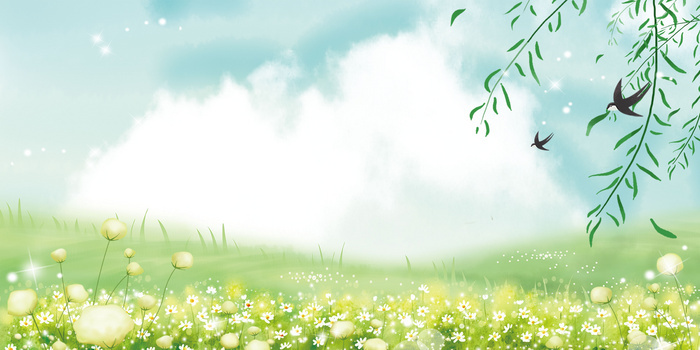 春天小清新背景图片大全 春天小清新背景素材下载 熊猫办公