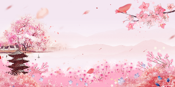 节海报背景jpgpsd像素:1920 x 900格式: psd中国风古风梅花山水合成背