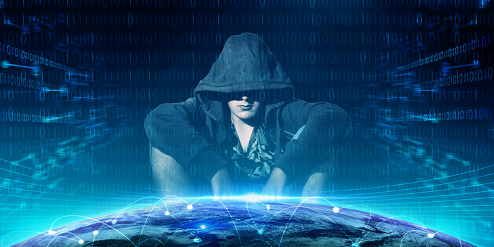 互联网信息科技网络黑客技术科技风背景