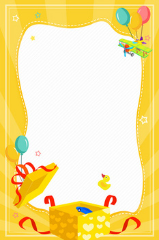 儿童节礼物玩具可爱卡通童趣背景