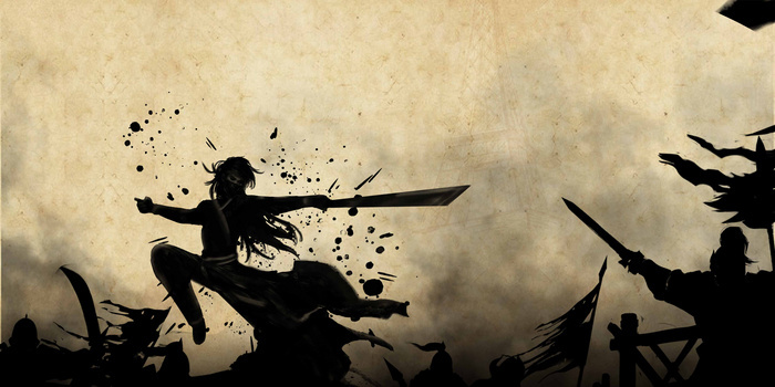 4724 x 2362格式: psd中国风卷轴展开山水画大侠水墨背景jpgpsd像素