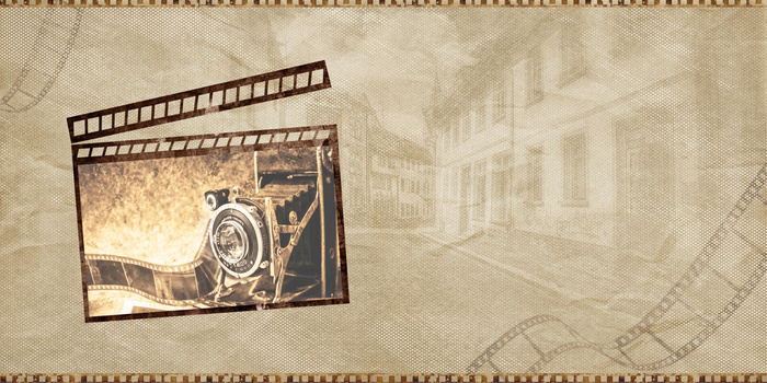 复古风电影节胶卷旧照片背景