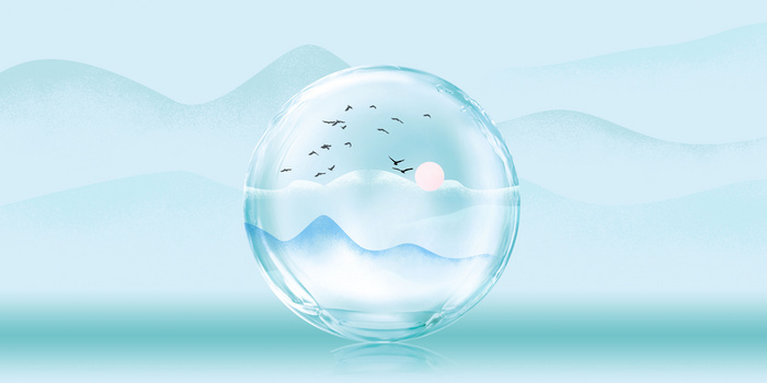 气泡水滴背景图片大全 气泡水滴背景素材下载 熊猫办公