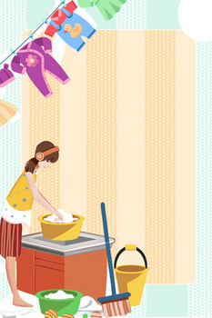 洗衣背景图片大全_洗衣背景素材下载_熊猫办公